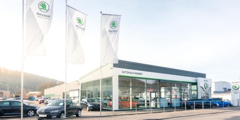 Skoda Autohaus in der Aufhausener Str. 25 in Heidenheim